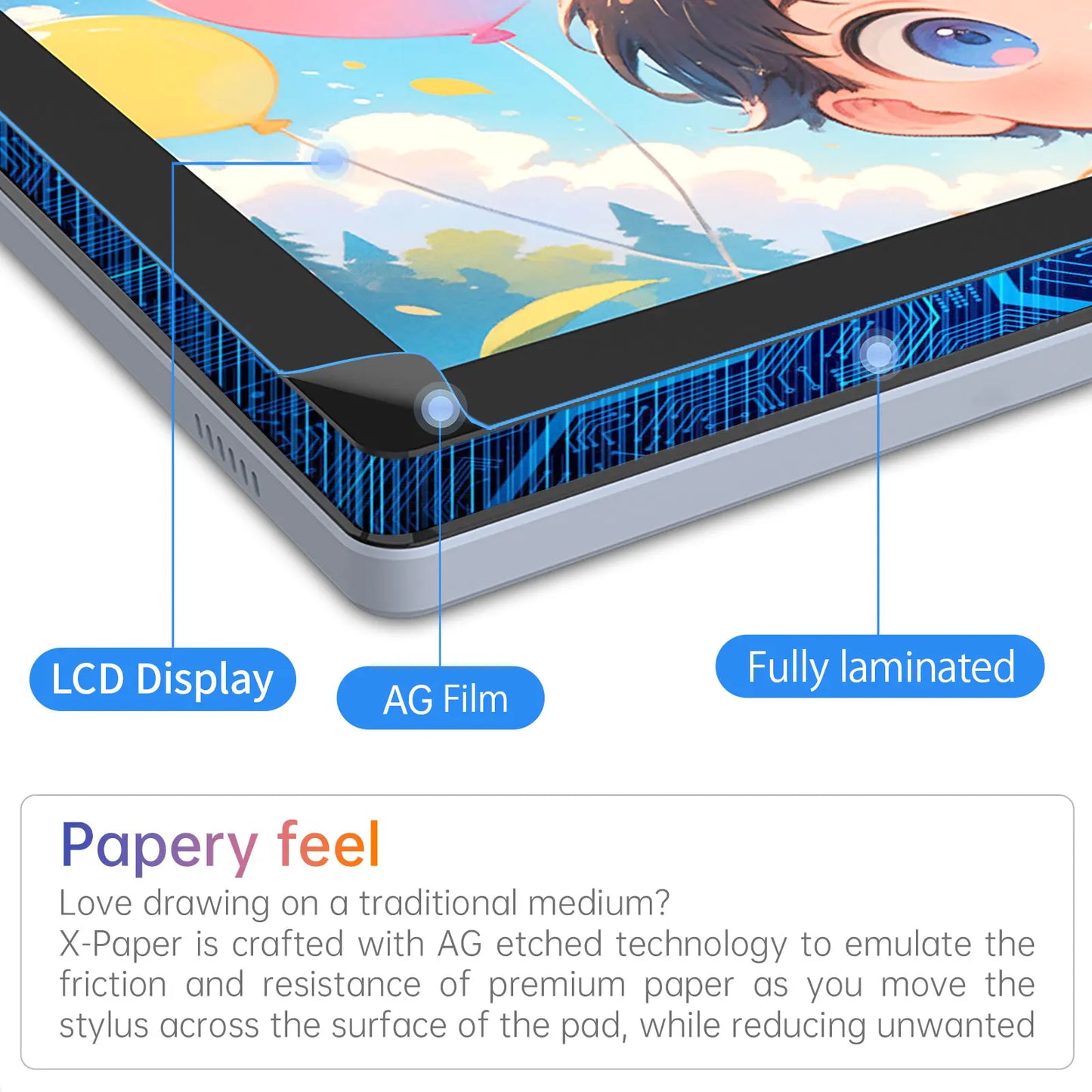 BOSTO BT-101A Portable Graphics Drawing Tablet 10.1 Inch IPS Screen