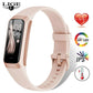 LIGE Amoled Smart Watch Smartwatch Band Women Heart Rate Blood Waterproof