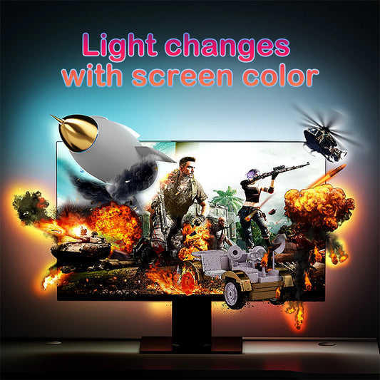 Smart Gaming LED Strip Lights Computer Sync Light Strip Monitor RGB Screen LED