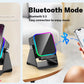 Wireless Induction Speaker 8 RGB Lights HIFI Sound Portable Bluetooth Phone