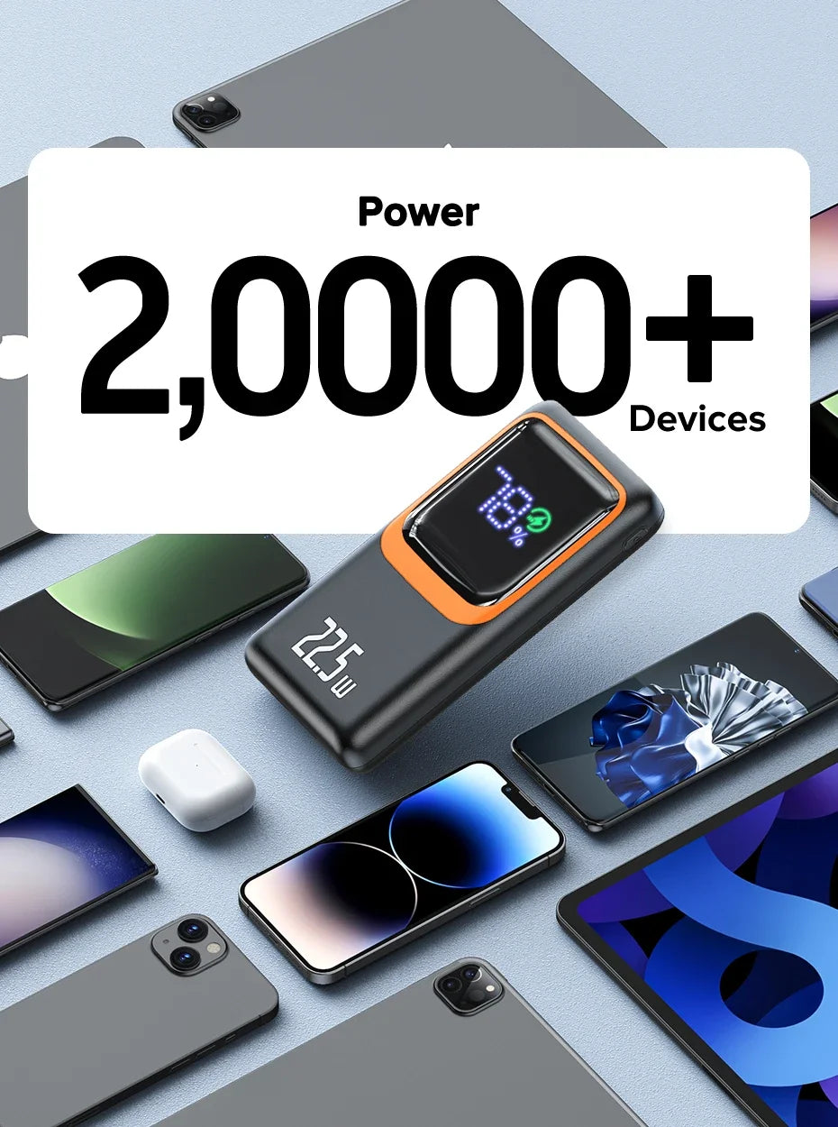 Power Bank External Large Battery Capacity PD 22.5W Fast Charging