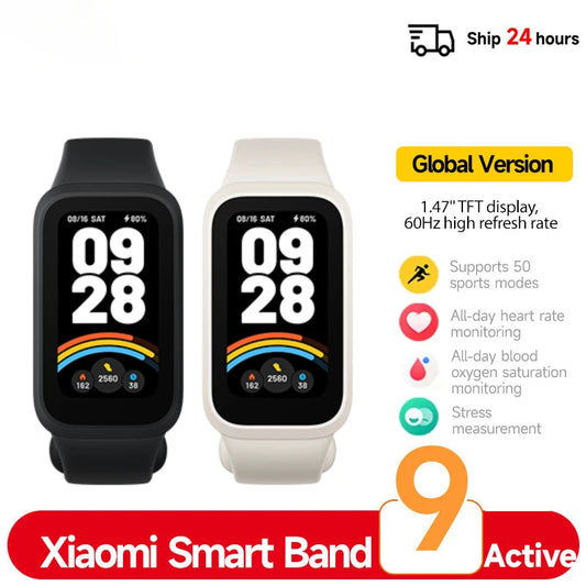 Xiaomi Mi Band 9 Active Global Version Smart Bracelet 9 Color 1.47" TFT Display