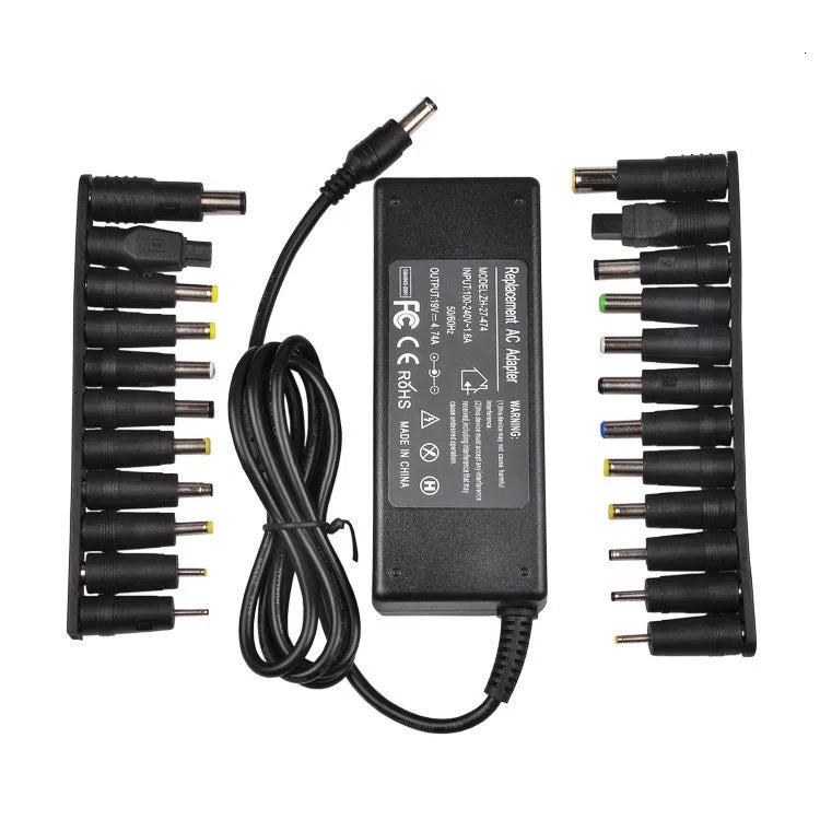 Universal Laptop Adapter Charger Set 23 Detachable Plugs Multiple Models