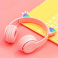 Wireless Cat Ear Headphones 9D Shocking Stereo Sound HIFI Gaming Headset