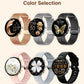MEVADEN 8.5mm Ultra-thin Luxury Stainless Steel Smart Watch Women