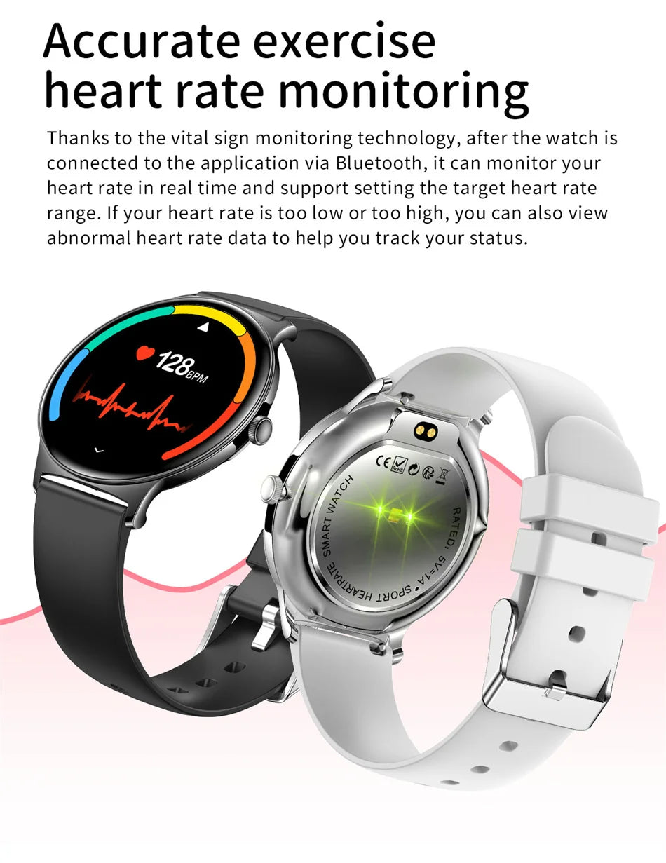 ChiBear Ultra Thin Fashion Smart Watch Women Screen Always Display Time