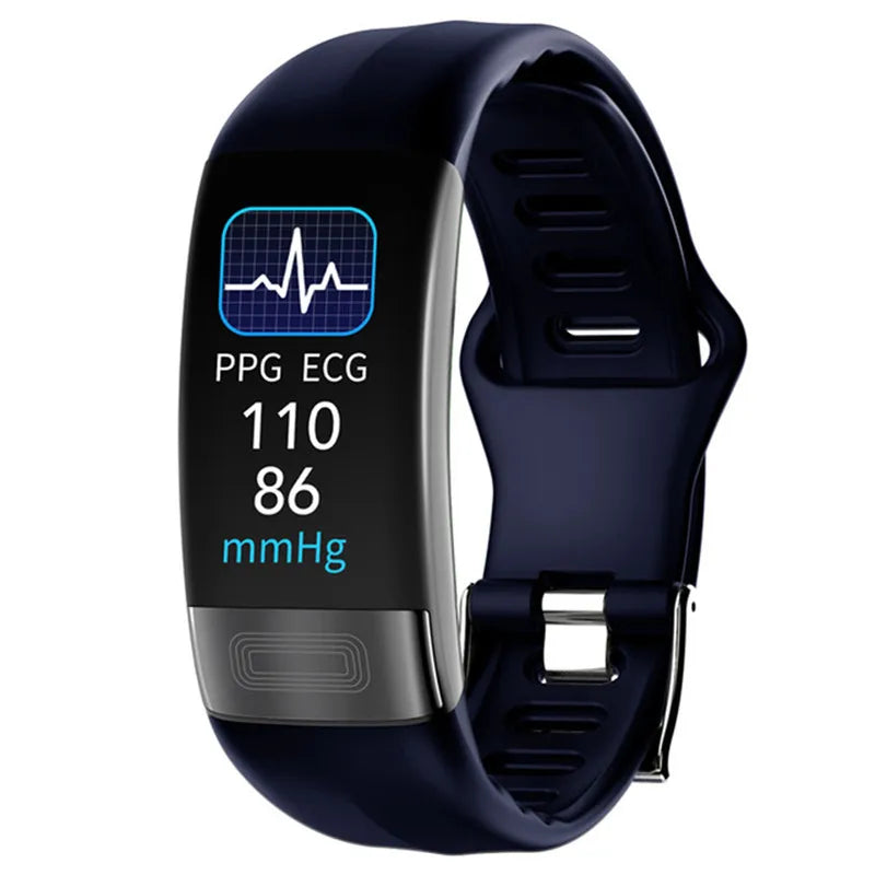 ECG+PPG Smart Wristband Fitness Tracker for Women Men Calorie Blood