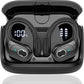 TWS Sports Earbuds Bluetooth 5.4 HIFI Bass Wireless Headphones LED Touch
