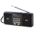 Portable FM Radio Rechargeable Battery Wireless Speaker Support TF USB MP3