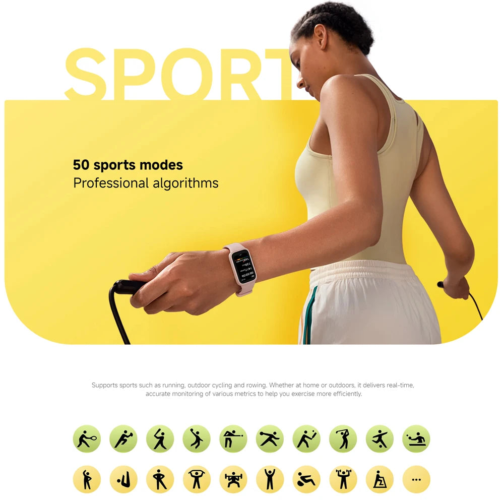Xiaomi Mi Band 9 Active Global Version Smart Bracelet 9 Color 1.47" TFT Display