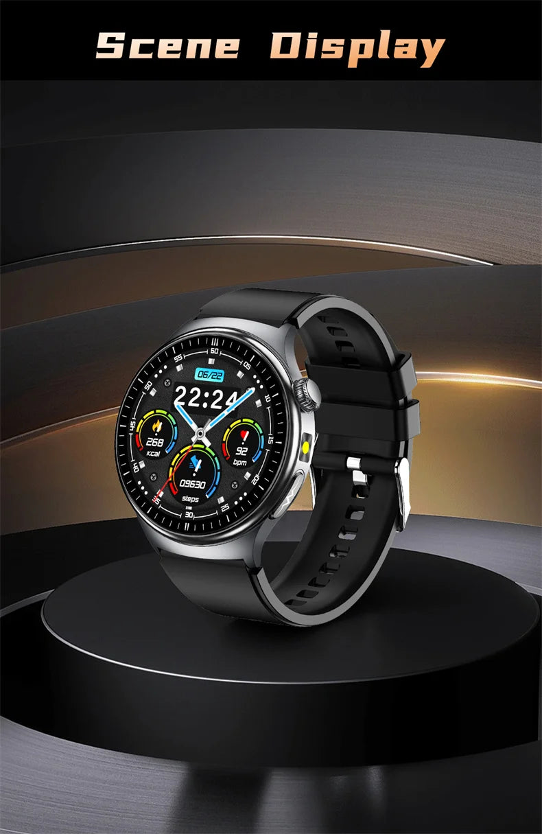 New Accurate ECG Smart Watch Heart Health Analysis Blood oxygen Pressure BT