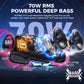 W-KING X10 Bluetooth Speaker, 120W Max Portable Loud Speakers Wireless