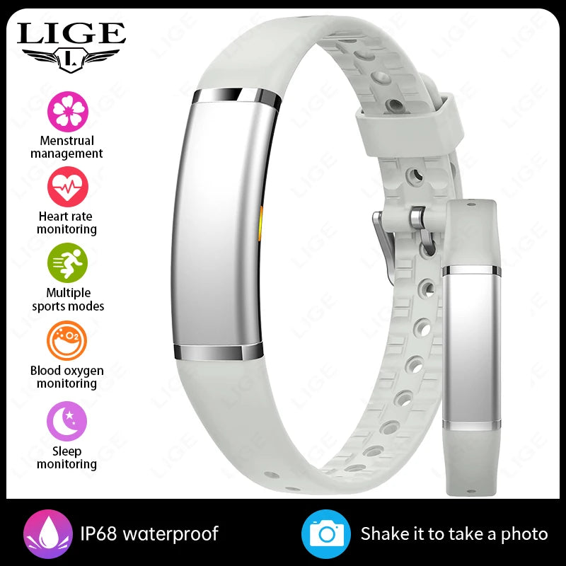 New Fashion Bluetooth Smart Bracelet Health Heart Rate Sleep Stress Monitoring