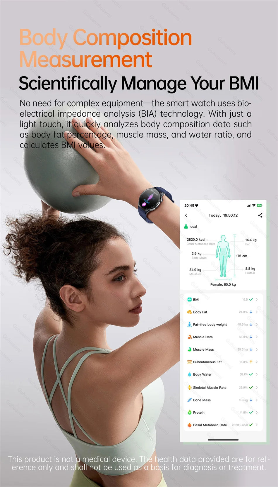 2026 New Smart Watch NFC ECG+PPG Blood oxygen Uric Acid Blood Pressure