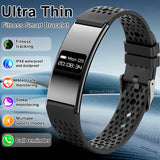 New Smart Bracelet Men Fitness Tracker IPX8 Waterproof Heart Rate Sleep Monitor