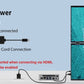 Dual Portable Monitor FHD Laptop Screen Extender Folding Stacked Monitors