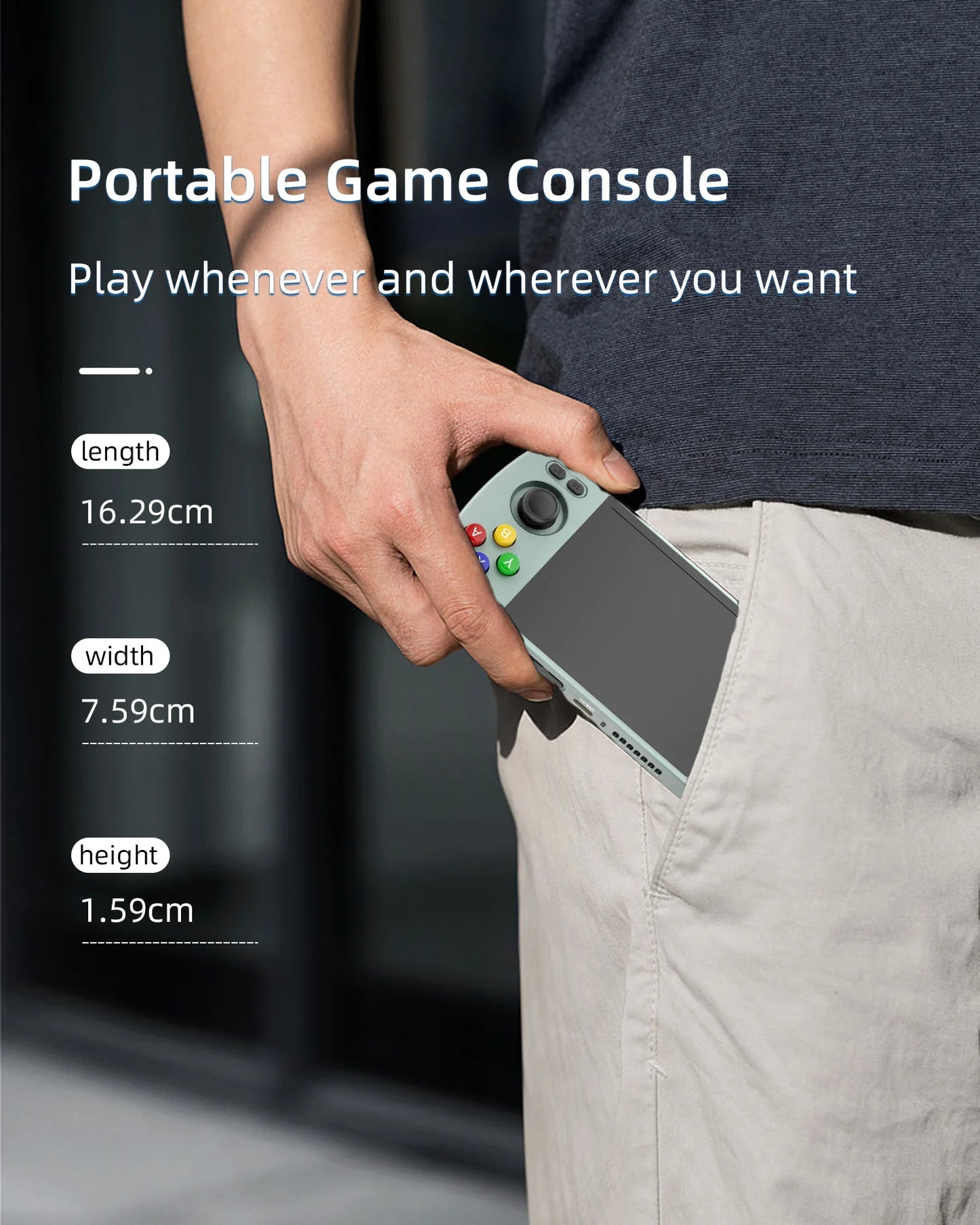 Anbernic RG405M Handheld Game Console 4'' IPS Touch Screen Android12
