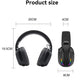MZYDM Over Ear Headset Bluetooth5.4 Wireless Stereo Gaming Earphones