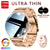 ChiBear Ultra Thin Fashion Smart Watch Women Screen Always Display Time
