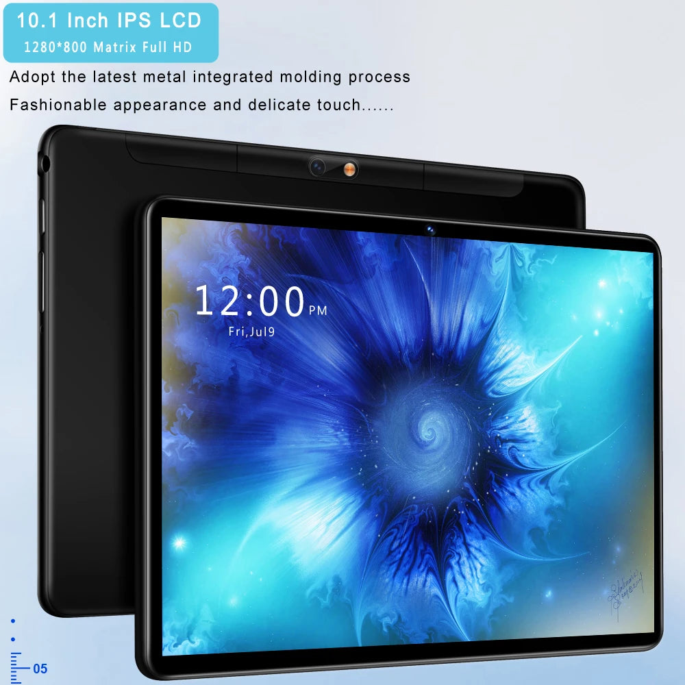 New Google 10.1 Inch HD Display Pad Octa Core Android 13 Tablets Dual SIM