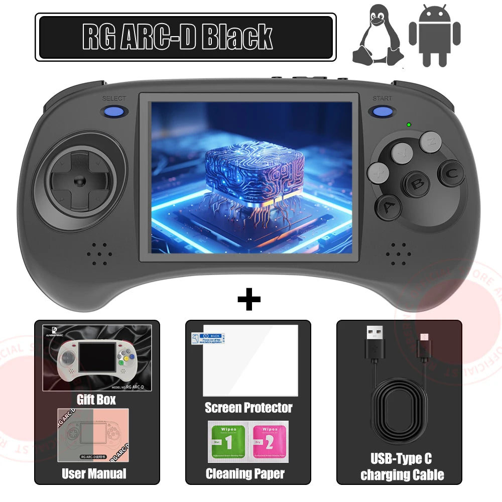 Anbernic RG ARC Retro Games RK3566 4.0INCH 640*480 Handheld Game Console