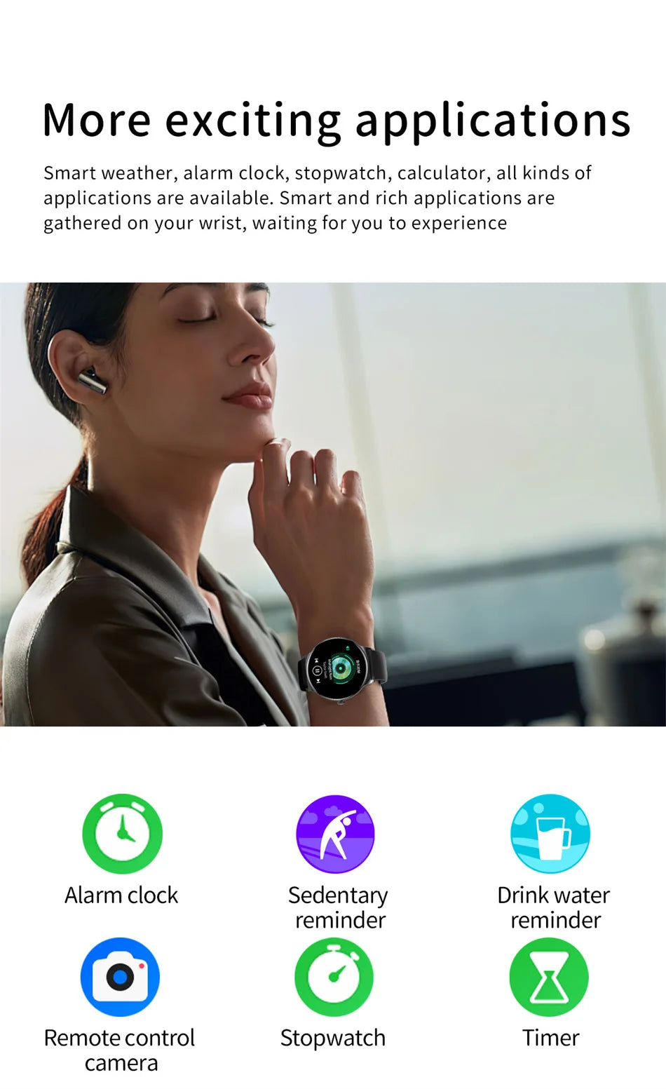 2026New 7.9mm Ultra-Slim SmartWatch Women Health Monitoring Smart Watch