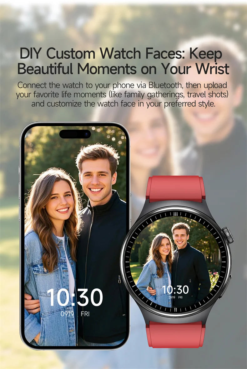 New Accurate ECG Smart Watch Heart Health Analysis Blood oxygen Pressure BT
