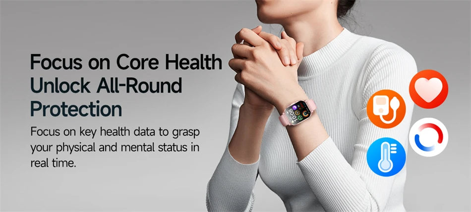 New Men Accurate Health Diagnosis ECG Smart Watch Blood Pressure Smartwatch