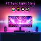 USB Computer Sync Light Strip PC Strip Lights 24 27 32 34 Inch Monitor RGB