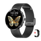 MEVADEN 8.5mm Ultra-thin Luxury Stainless Steel Smart Watch Women