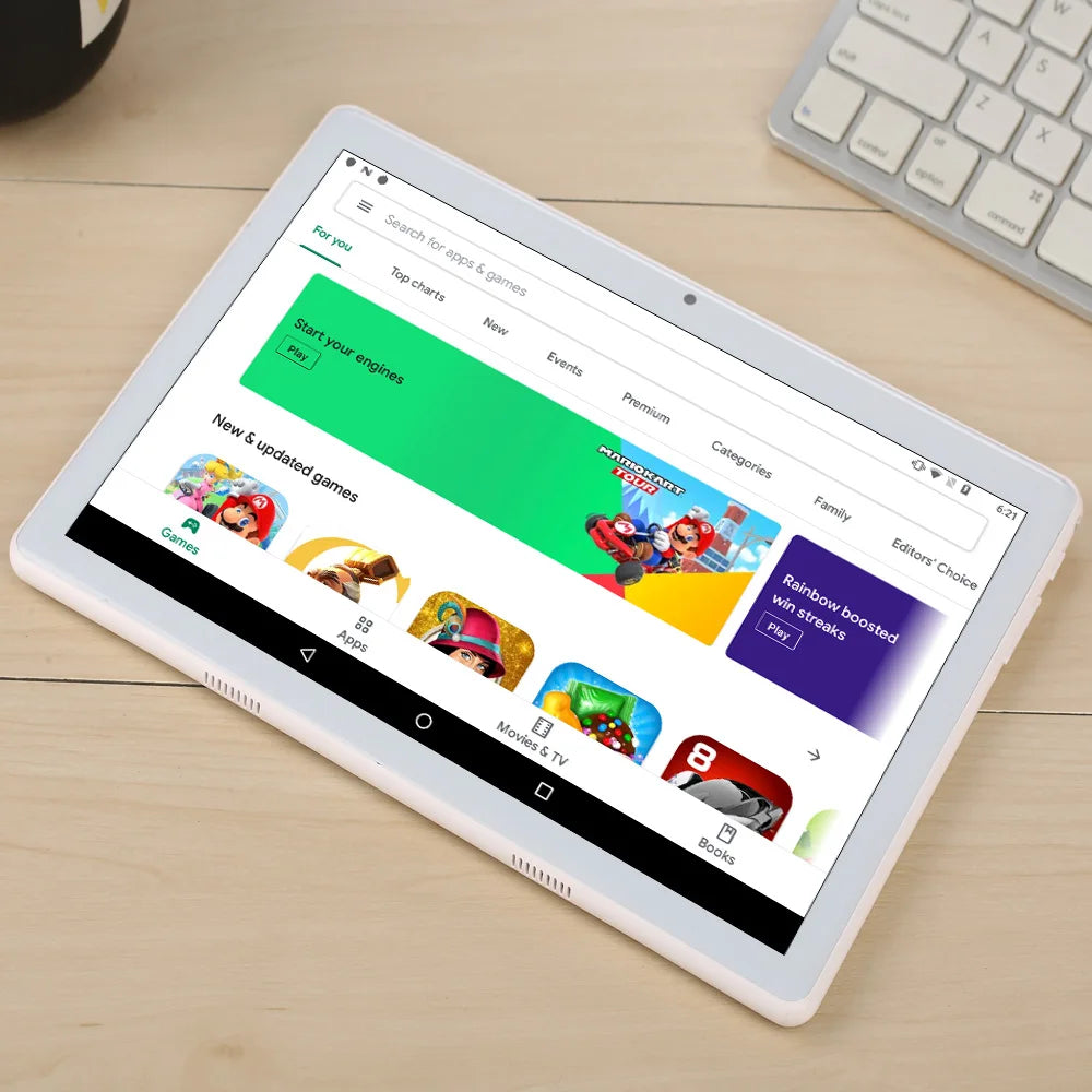 New Google 10.1 Inch HD Display Pad Octa Core Android 13 Tablets Dual SIM