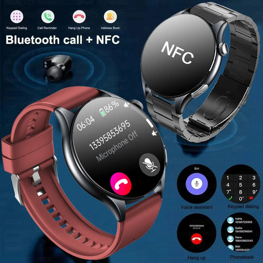 2026 New Smart Watch NFC ECG+PPG Blood oxygen Uric Acid Blood Pressure