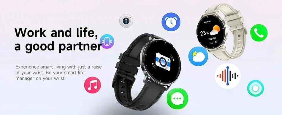 2026New 7.6mm Ultra Thin Women Smartwatch AMOLED Display Bluetooth