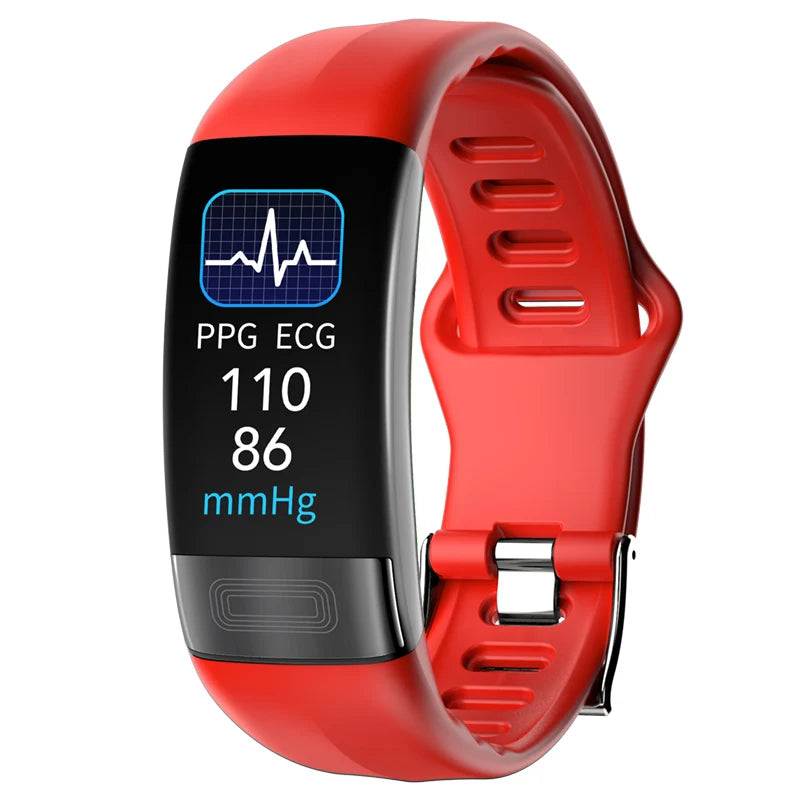 ECG+PPG Smart Wristband Fitness Tracker for Women Men Calorie Blood