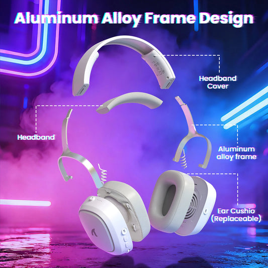 Attack Shark Wireless Gaming Headset Bluetooth Surround Sound