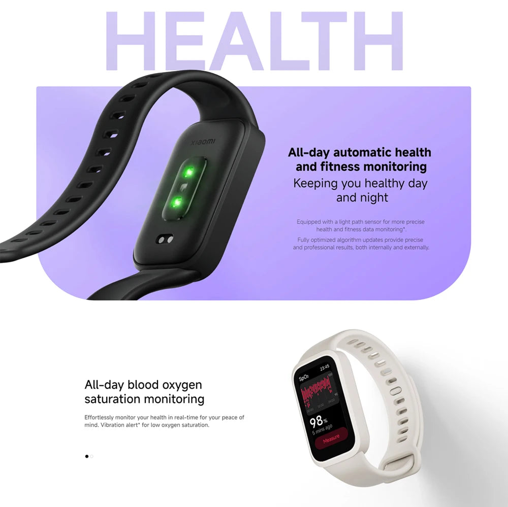 Xiaomi Mi Band 9 Active Global Version Smart Bracelet 9 Color 1.47" TFT Display