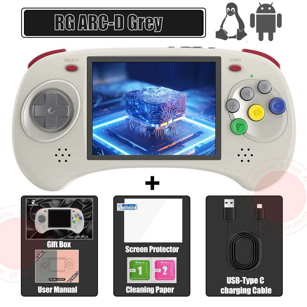Anbernic RG ARC Retro Games RK3566 4.0INCH 640*480 Handheld Game Console