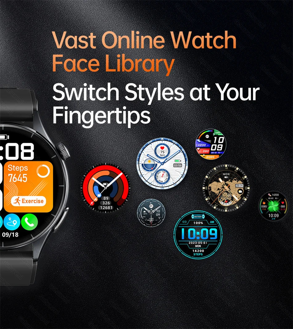 2026 New Smart Watch NFC ECG+PPG Blood oxygen Uric Acid Blood Pressure