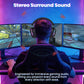 Attack Shark Wireless Gaming Headset Bluetooth Surround Sound