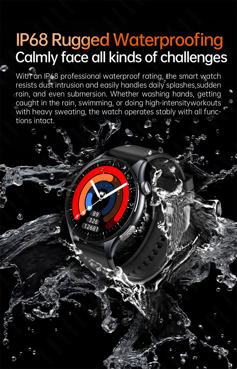 2026 New Smart Watch NFC ECG+PPG Blood oxygen Uric Acid Blood Pressure