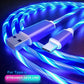 Metal Streamer & Glowing LED Charger Cables - Fast Charging Lightning Options