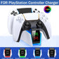 RGB Controller Charging Station For PS5 Dual Fast Charger RGB Indicator Charging