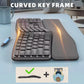 Ergonomic 2.4G Wireless Keyboard Comfortable Natural Bluetooth Keyboard