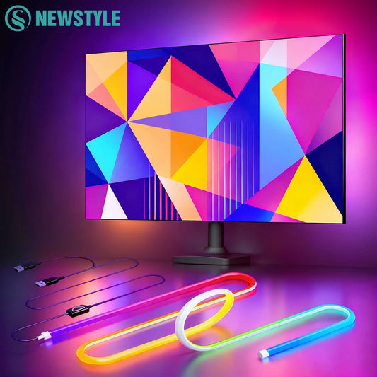 RGB Computer Monitor Screen SYNC Light Strip Backlights Light Bar Sync