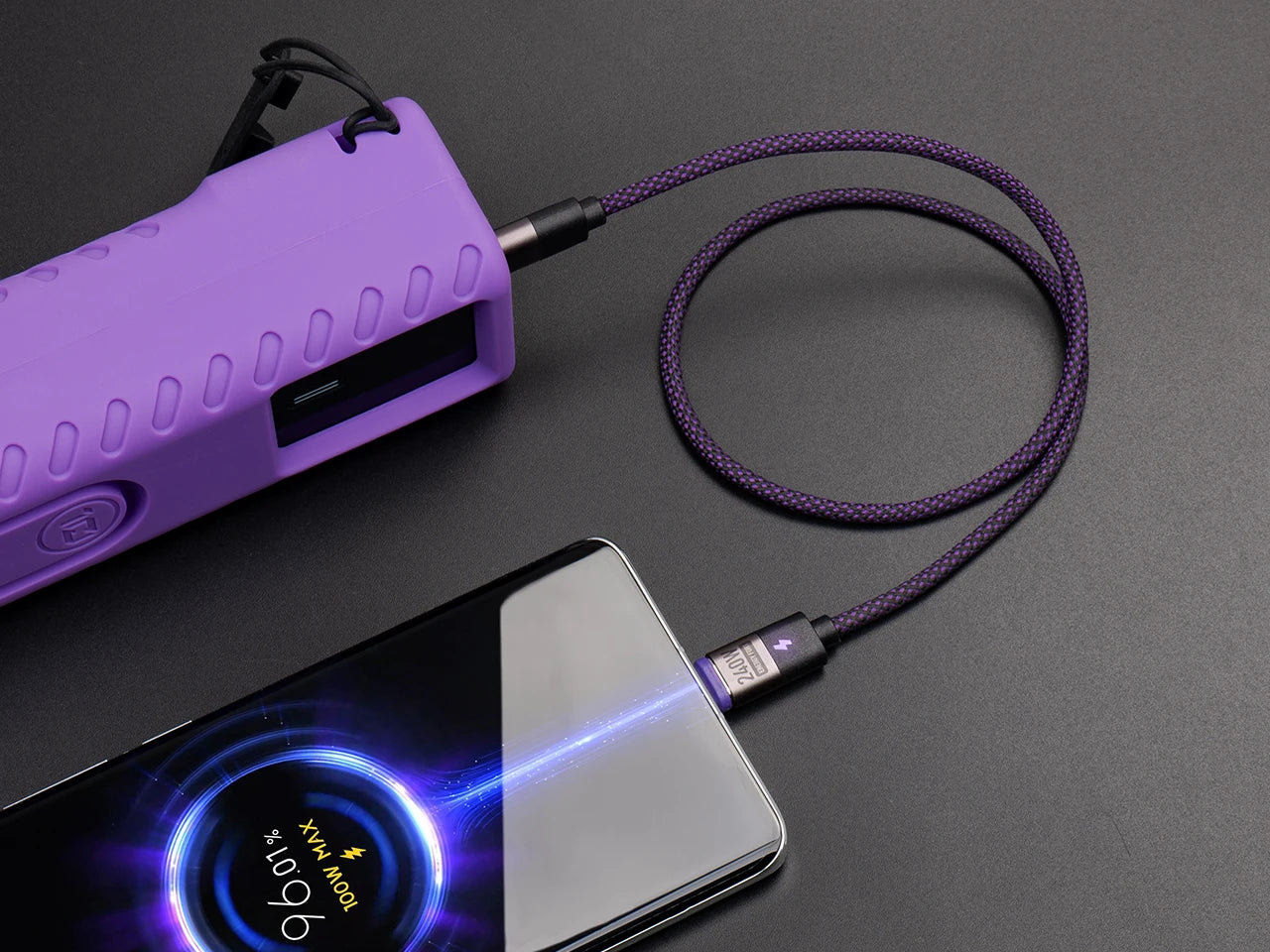 240W Magnetic Phone Charger Magnetic USB C Charging Cable 480Mbps Data