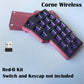 CORNE V4 2.4G Wireless Split Ergonomic MX Mechanical Keyboard Hot-swappable