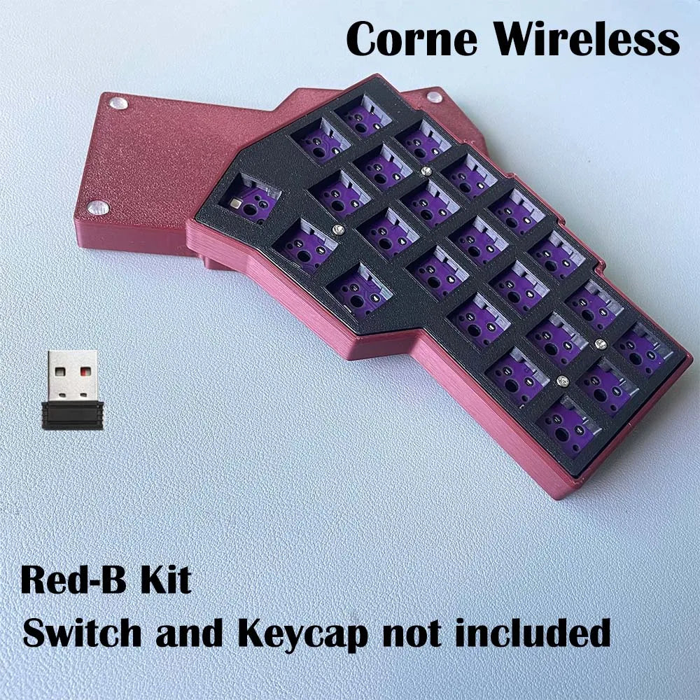 CORNE V4 2.4G Wireless Split Ergonomic MX Mechanical Keyboard Hot-swappable