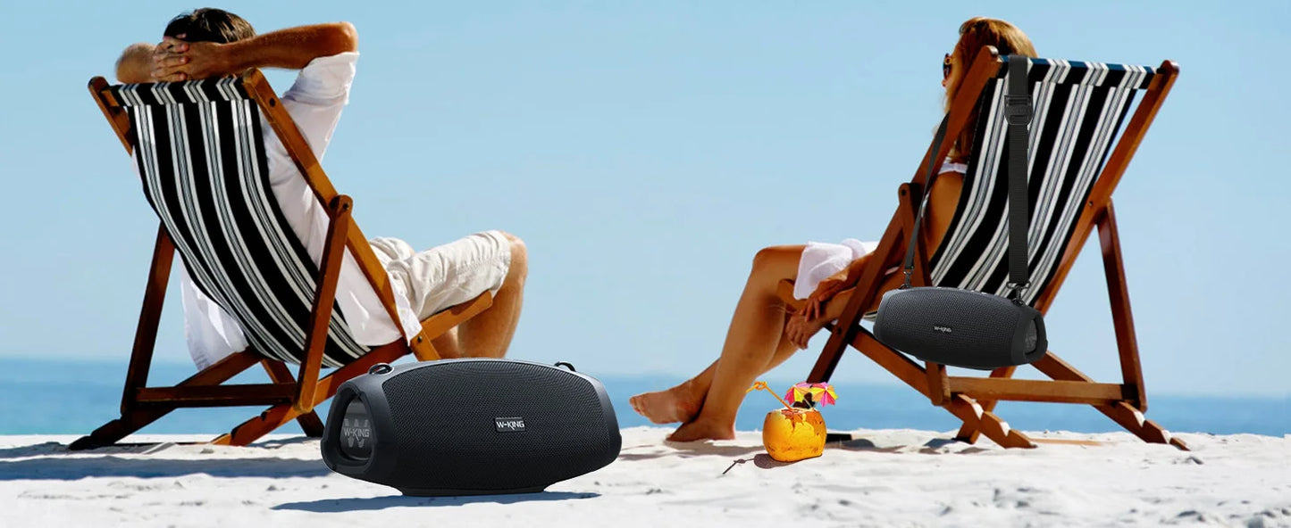 W-KING X10 Bluetooth Speaker, 120W Max Portable Loud Speakers Wireless