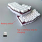 CORNE V4 2.4G Wireless Split Ergonomic MX Mechanical Keyboard Hot-swappable