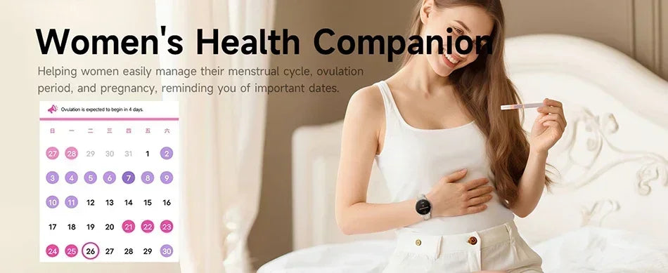 2026New 7.6mm Ultra Thin Women Smartwatch AMOLED Display Bluetooth